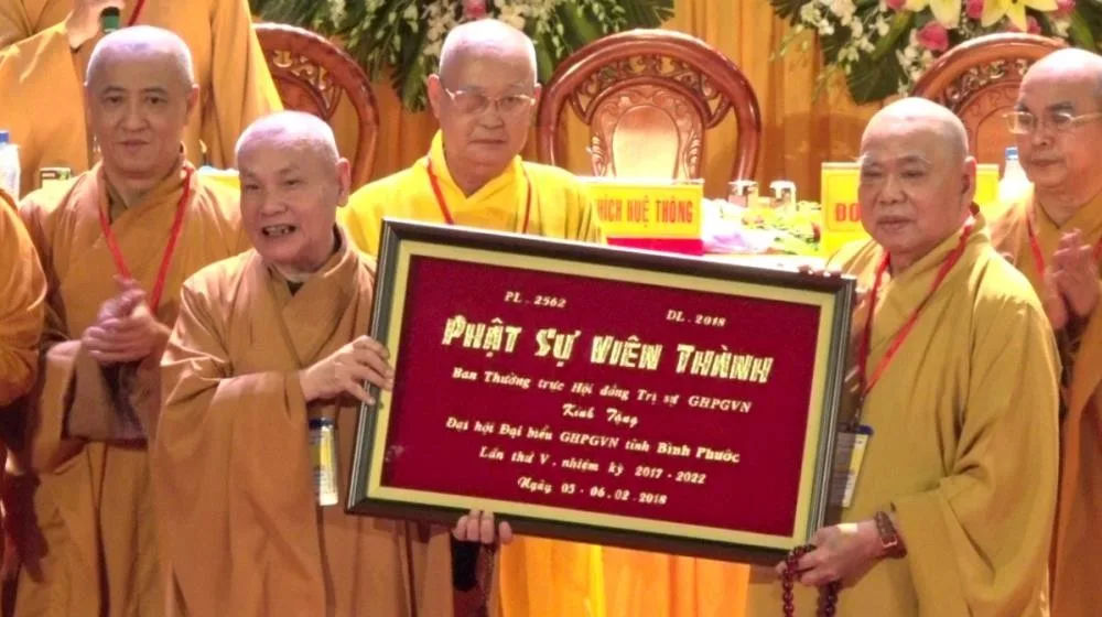 Suy cử HT. Thích Thiện Pháp đảm trách cương vị Trưởng ban Trị sự GHPGVN tỉnh Bình Phước