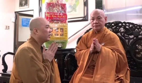 Hòa thượng Chủ tịch chúc tết Phật giáo Hoa tông