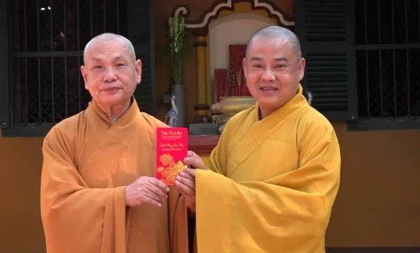 Hòa thượng Chủ tịch chúc Tết Tăng Ni, Phật tử các tỉnh, thành