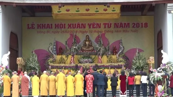 Quảng Ninh: Hòa thượng Chủ tịch chứng minh lễ khai hội Xuân Yên Tử