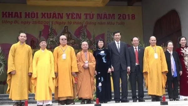 Quảng Ninh: Hòa thượng Chủ tịch chứng minh lễ khai hội Xuân Yên Tử