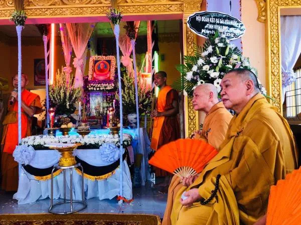 Vĩnh Long: Lễ Truy niệm Trưởng lão Hòa thượng Kim Sa Rinh
