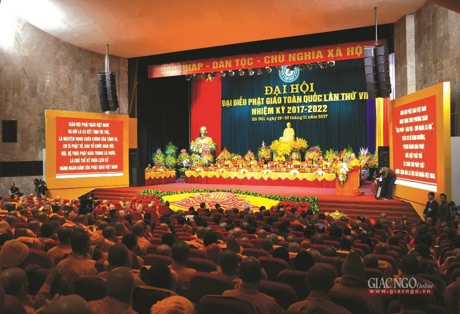 Quang cảnh Đại hội đại biểu Phật giáo toàn quốc lần thứ VIII