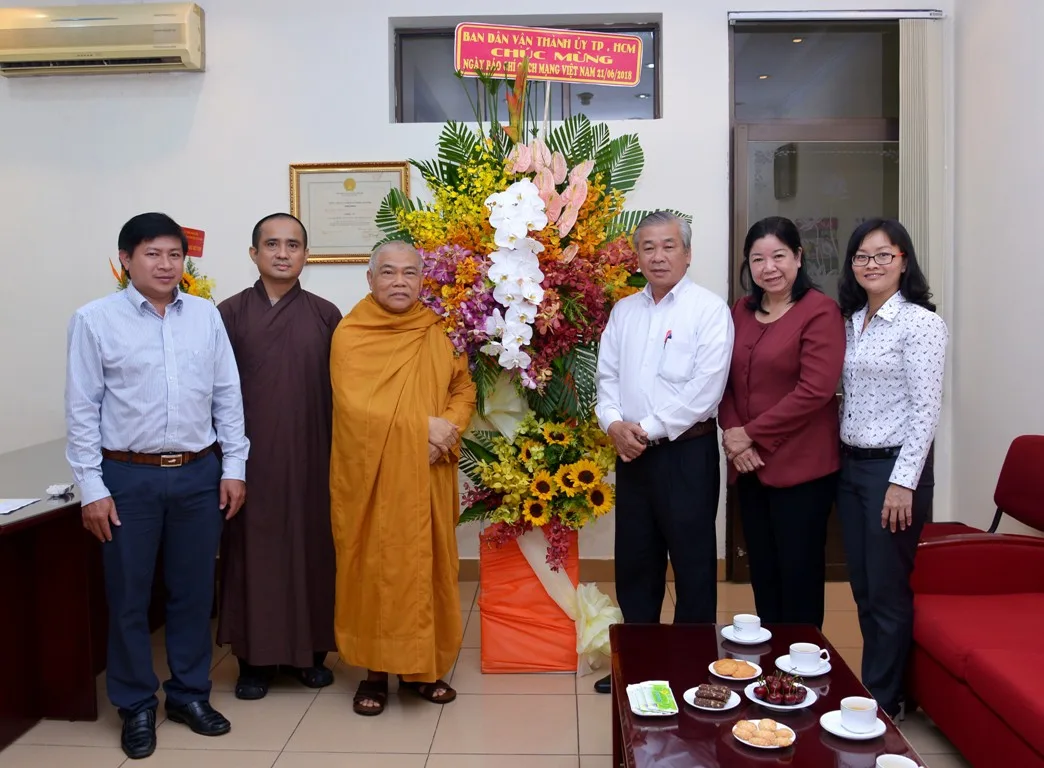 Nhân Ngày Báo chí Cách mạng VN 21-6: Lãnh đạo TP.HCM và các đoàn thăm Báo Giác Ngộ