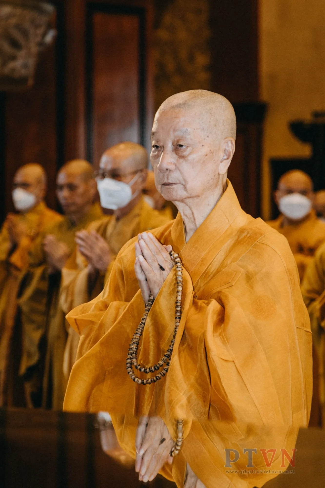 [Chùm ảnh] Kỳ bố-tát đầu tiên trong mùa An cư kiết hạ Phật lịch 2566 tại Việt Nam Quốc Tự-21