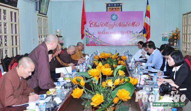 Ban Tôn giáo Chính phủ làm việc với T.Ư Giáo hội