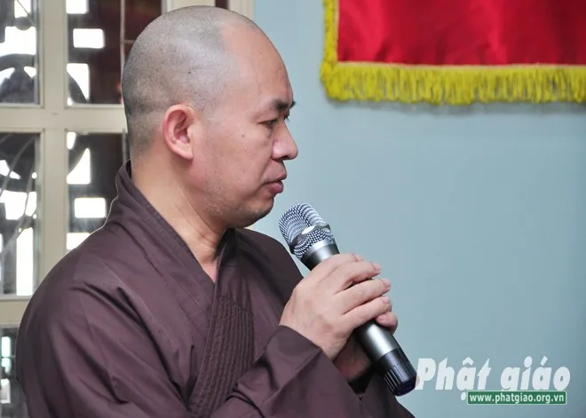 TT.Thích Đức Thiện phát biểu