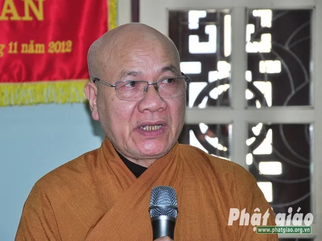 HT.Thích Quảng Tùng, Phó Chủ tịch HĐTS phát biểu