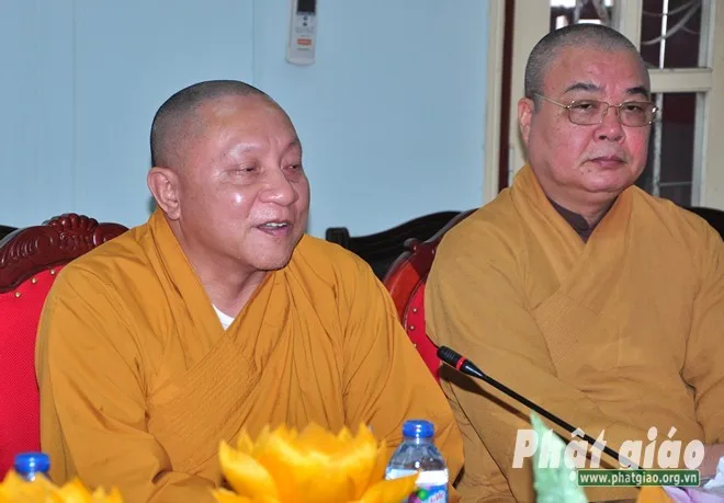 HT.Thích Gia Quang, Phó Chủ tịch HĐTS phát biểu