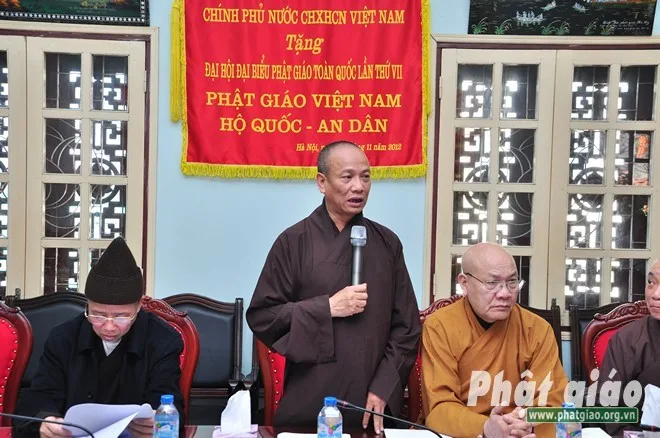 TT.Thích Quảng Hà, Phó Chủ tịch HĐTS phát biểu