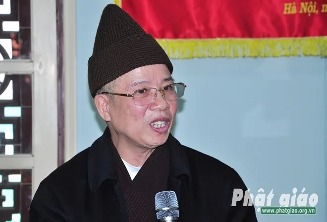 TT.Thích Thanh Quyết, Phó Chủ tịch HĐTS phát biểu