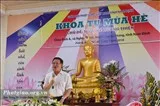 Ts.Bùi Hữu Dược chia sẻ tại khóa tu chùa Bình A, Nam Định