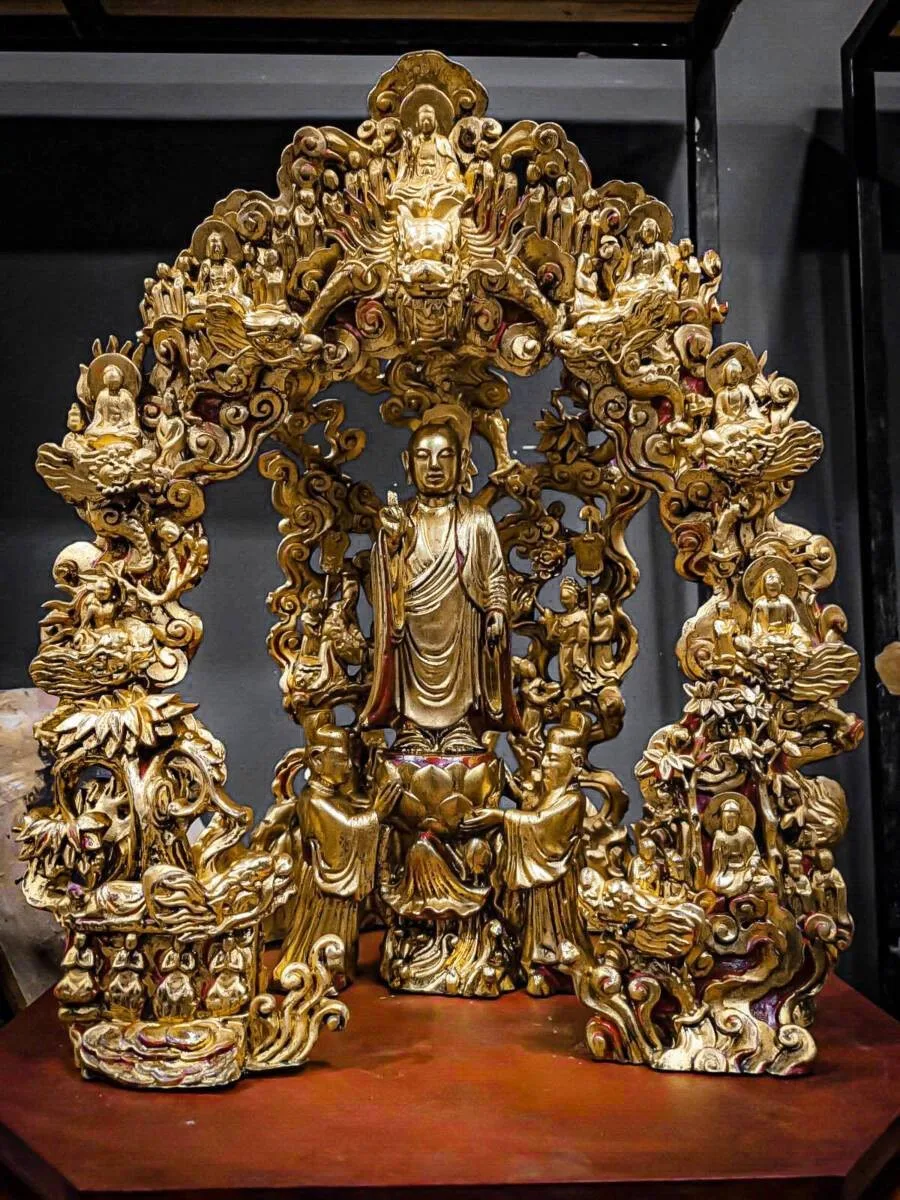 Tượng Phật thờ chùa Vĩnh Nghiêm