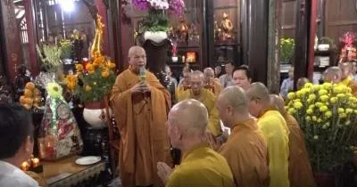 Hòa thượng Chủ tịch chúc Tết Tăng Ni, Phật tử các tỉnh, thành
