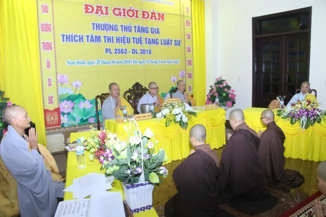 Phật giáo Nam Định tổ chức Đại giới đàn Tuệ Tạng