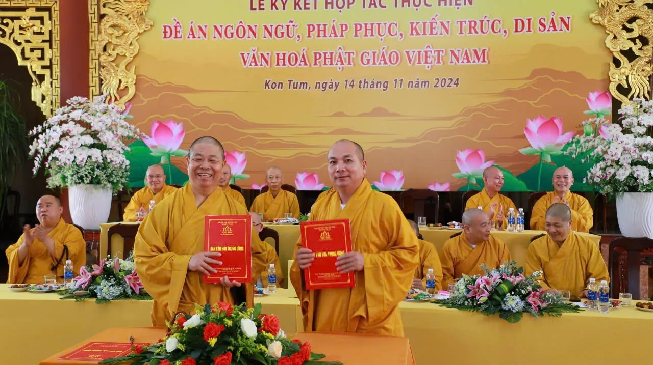 Ban văn hoá T.Ư ký kết hợp tác lan tỏa 4 đề án Văn hoá Phật giáo với các tỉnh thành Tây Nguyên-23