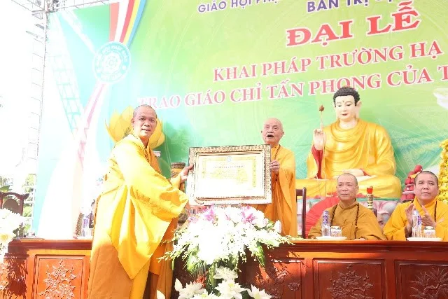 Thái Nguyên: Khai pháp Trường hạ chùa Phù Liễn