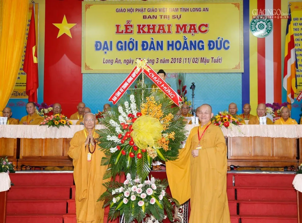 Long An: Khai mạc Đại giới đàn Hoằng Đức