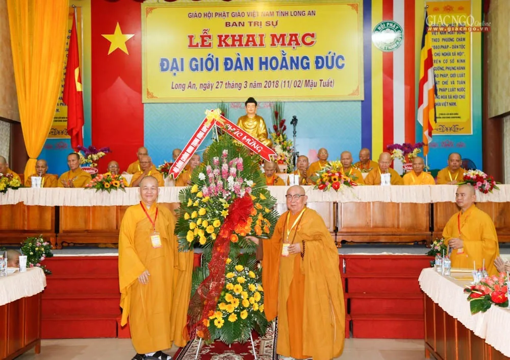 Long An: Khai mạc Đại giới đàn Hoằng Đức