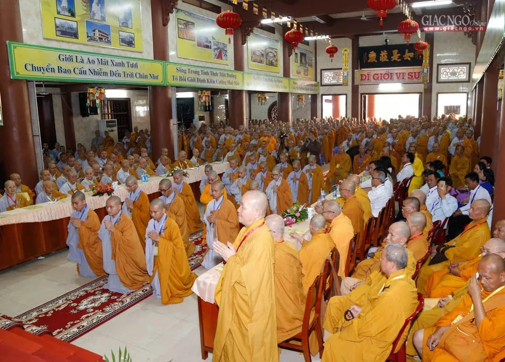 Giới tử nhất tâm nghe đạo từ của Trưởng lão HT.Thích Trí Quảng