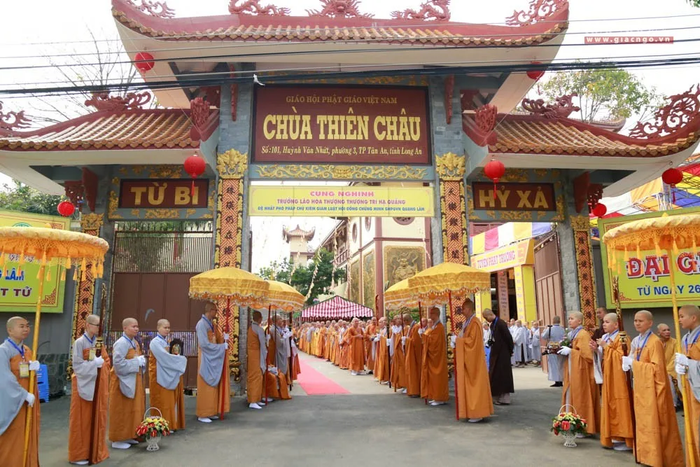 Long An: Khai mạc Đại giới đàn Hoằng Đức
