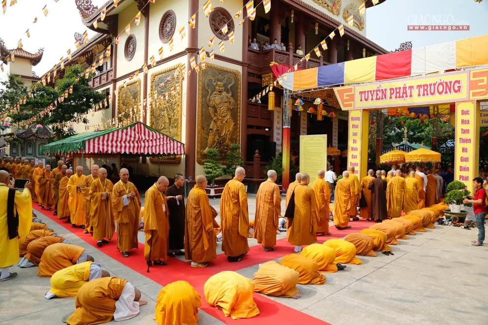 Long An: Khai mạc Đại giới đàn Hoằng Đức
