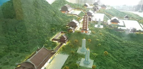 Quần thể kiến trúc chùa Tam Chúc - nơi diễn ra Đại lễ Vesak Liên hợp quốc năm 2019