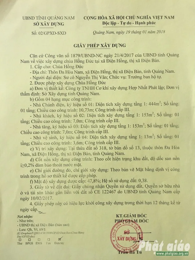 Giấy phép xây dựng