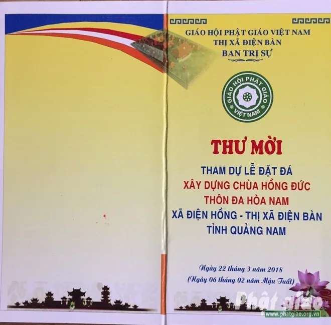 Quảng Nam: Xây dựng “ngôi chùa ở vùng đất Ba Sông”