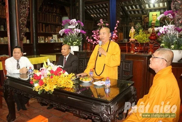 Đoàn Bộ Lễ nghi và Tôn giáo Vương quốc Campuchia thăm Bình Dương