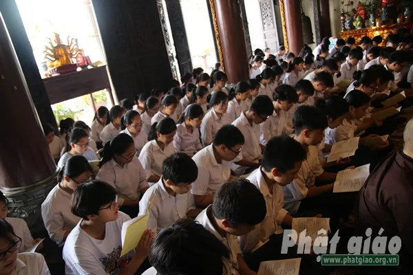 Hà Nội: Lễ cầu nguyện mùa thi năm 2018 tại chùa Tăng Phúc