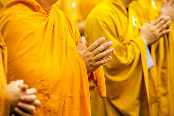 Hòa thượng Thích Trí Quảng, Phó Pháp chủ Hội đồng Chứng minh, Trưởng Ban trị sự Giáo hội Phật giáo Tp.HCM đọc lời tưởng niệm.