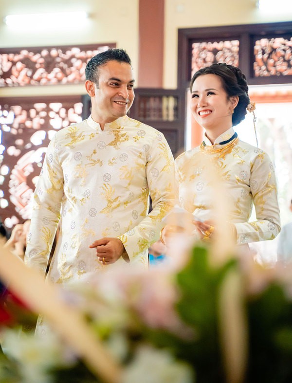 Xúc động lễ hằng thuận của ca sĩ Võ Hạ Trâm và người chồng Ấn Độ