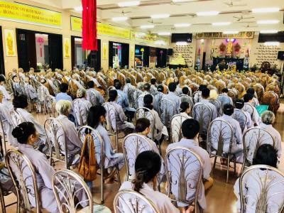Bình Phước: Hoà thượng Chủ tịch thuyết giảng tại khoá An cư Kiết hạ