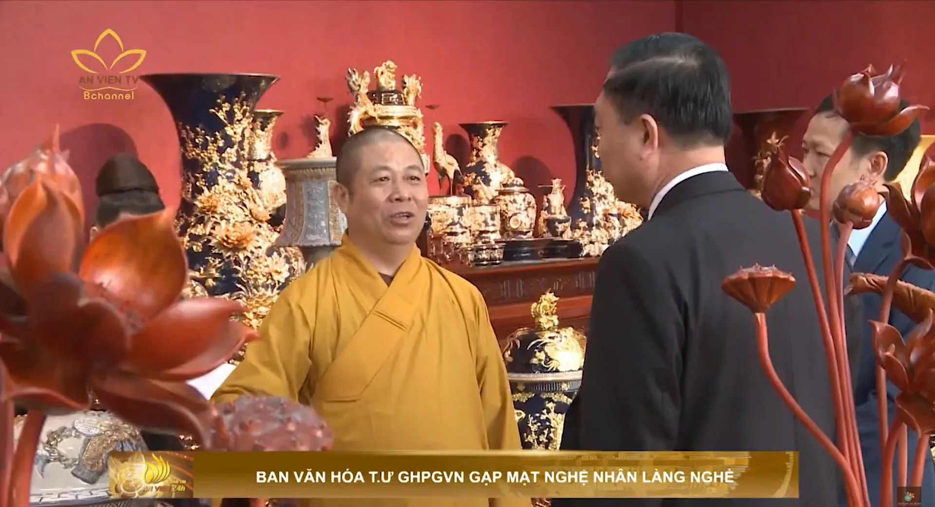 Ban Văn hóa TƯ GHPGVN gặp mặt các nghệ nhân làng nghề