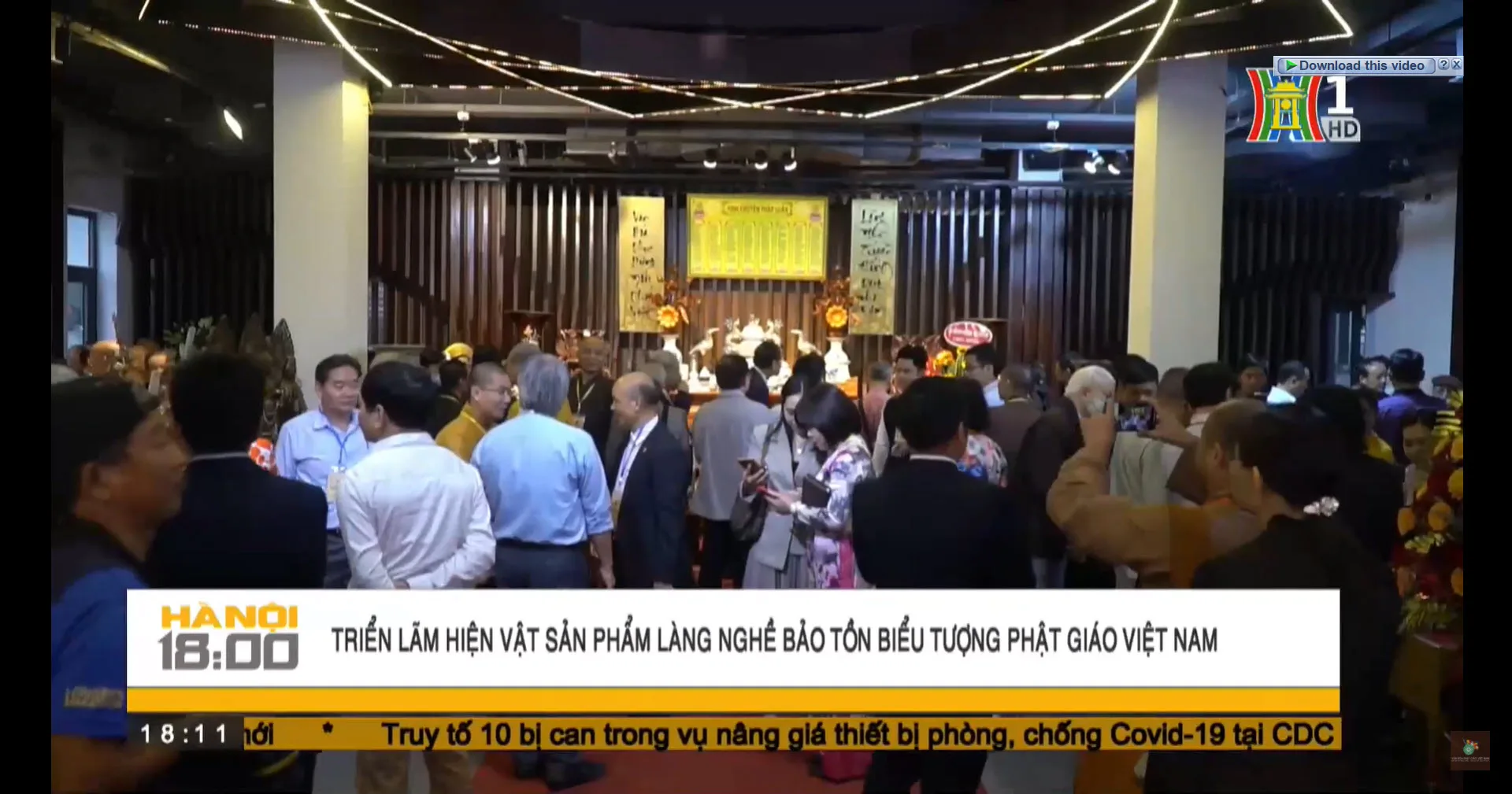 Triển lãm hiện vật sản phẩm làng nghề bảo tồn biểu tượng Phật giáo Việt Nam