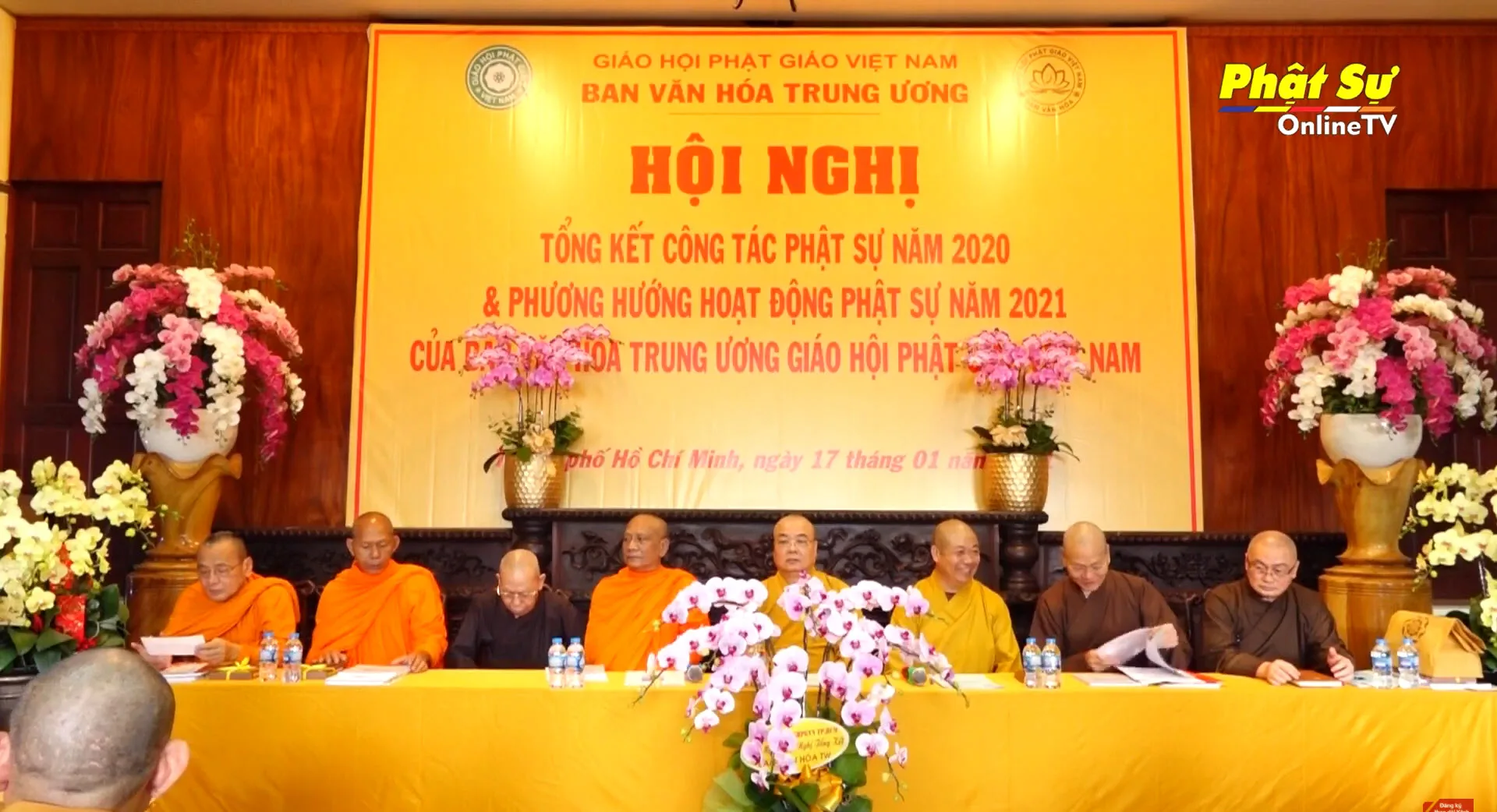 TP. HCM: Ban Văn hoá Trung ương GHPGVN tổng kết công tác Phật sự năm 2020