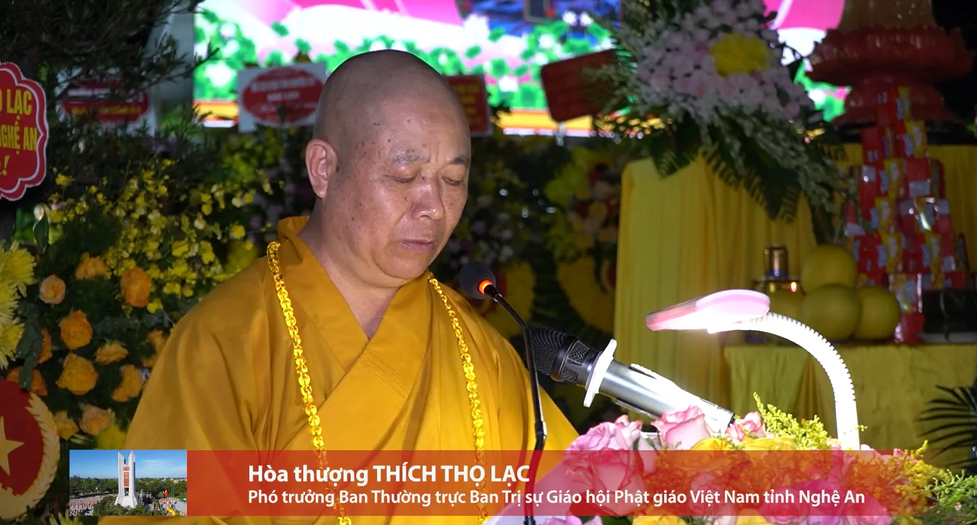 LỄ CẦU SIÊU VÀ THẮP NẾN TRI ÂN CÁC ANH HÙNG LIỆT SĨ HUYỆN NGHI LỘC