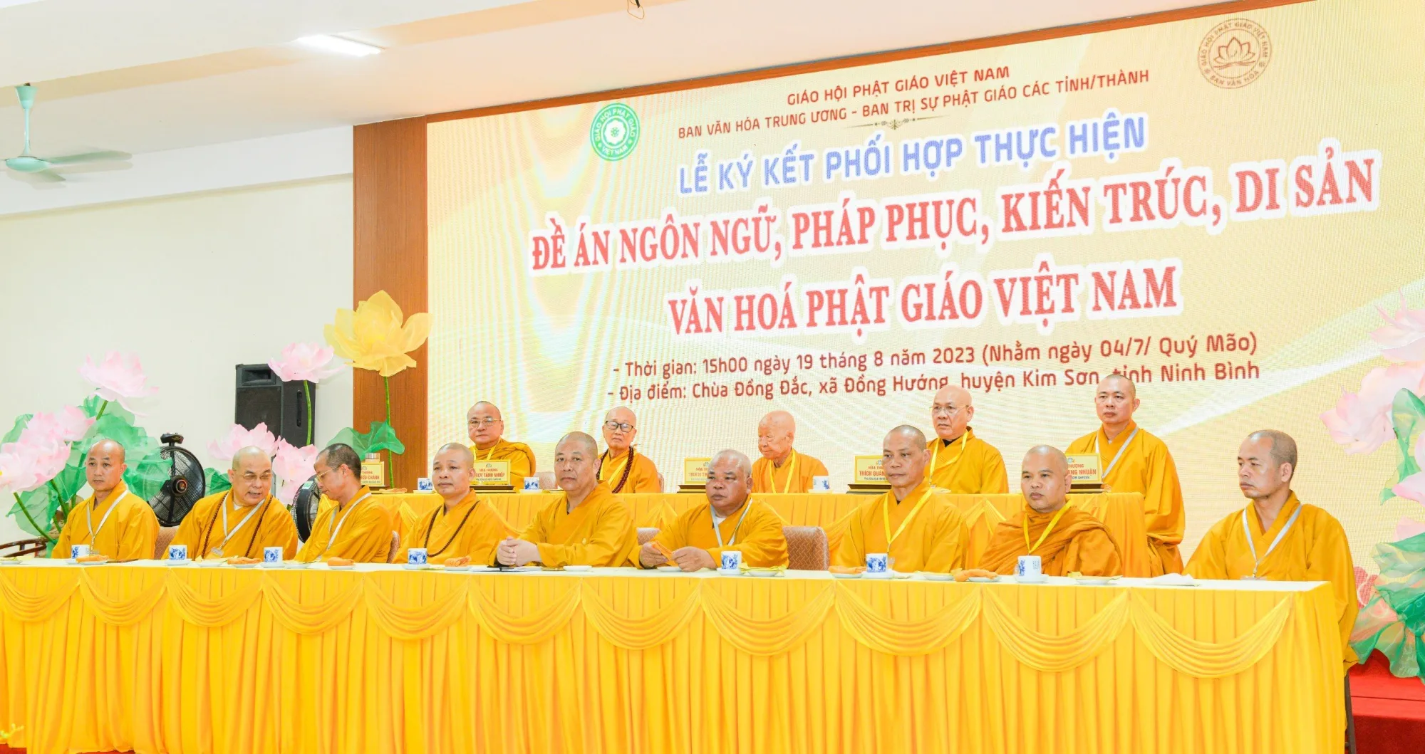 Lễ ký kết lan tỏa văn hóa Phật giáo Việt Nam giữa Ban Văn hóa TƯGH và các tỉnh thành