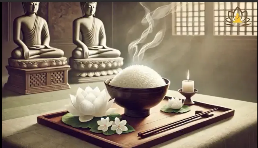 Chén cơm cúng Phật có phải là vật thường trụ?