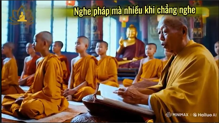 Nghe pháp mà nhiều khi chẳng nghe