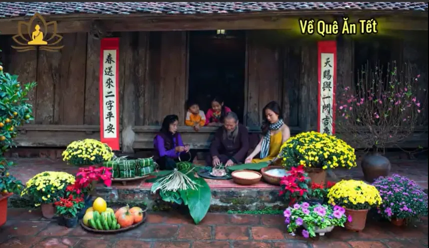 Về quê ăn Tết