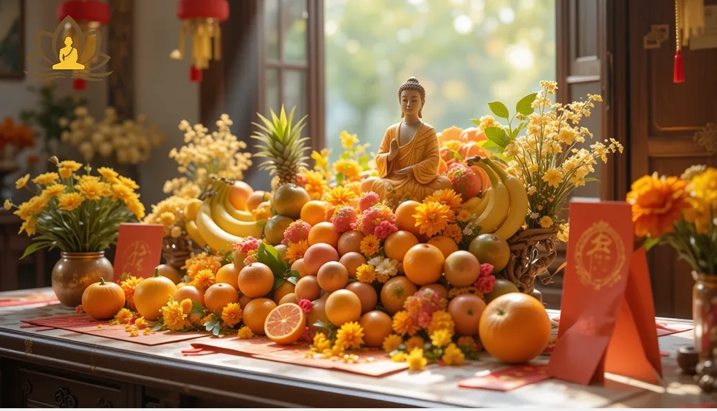 Mâm ngũ quả ngày Tết