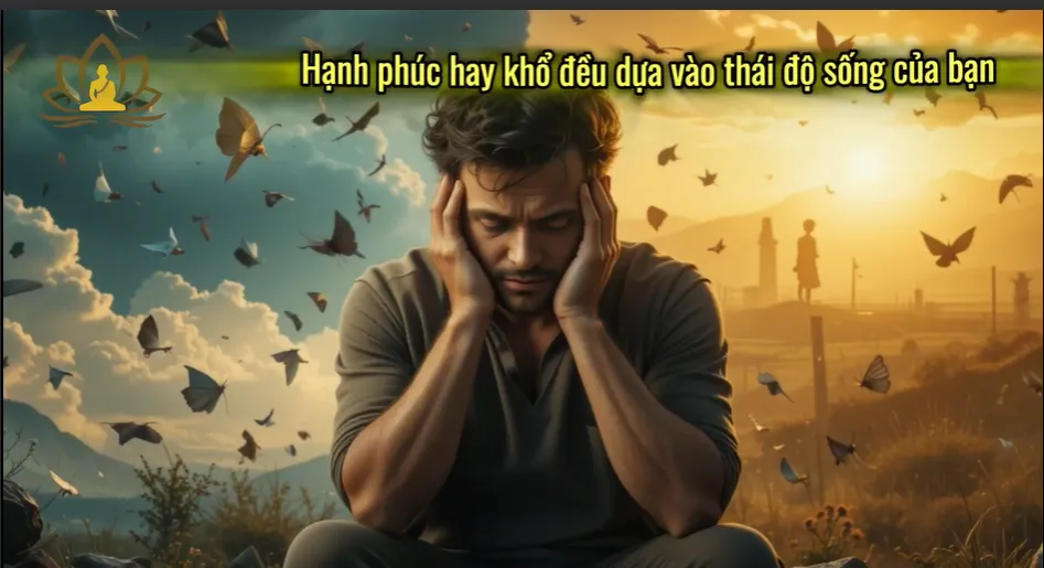 Hạnh phúc hay khổ đều dựa vào thái độ sống của bạn