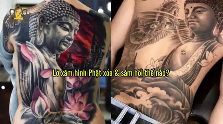 Lỡ xăm hình Phật xóa & sám hối thế nào?