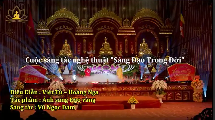 Tác phẩm: Ánh sáng Đạo vàng - Biểu diễn: Việt Tú - Hoàng Nga