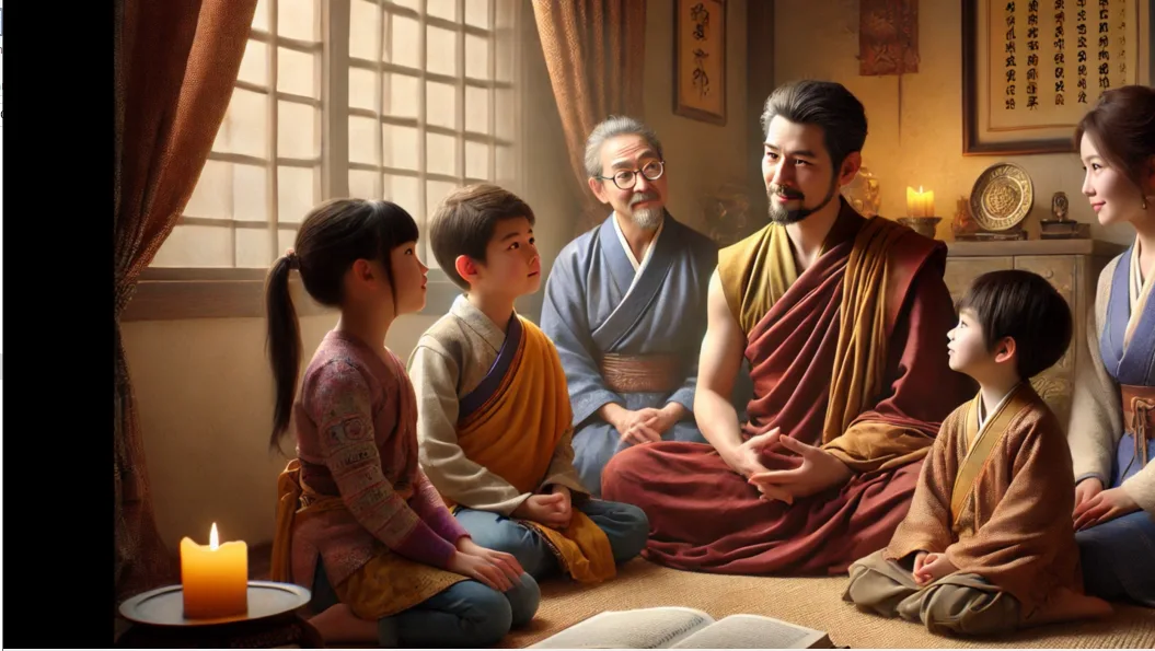 Dạy con niệm Phật