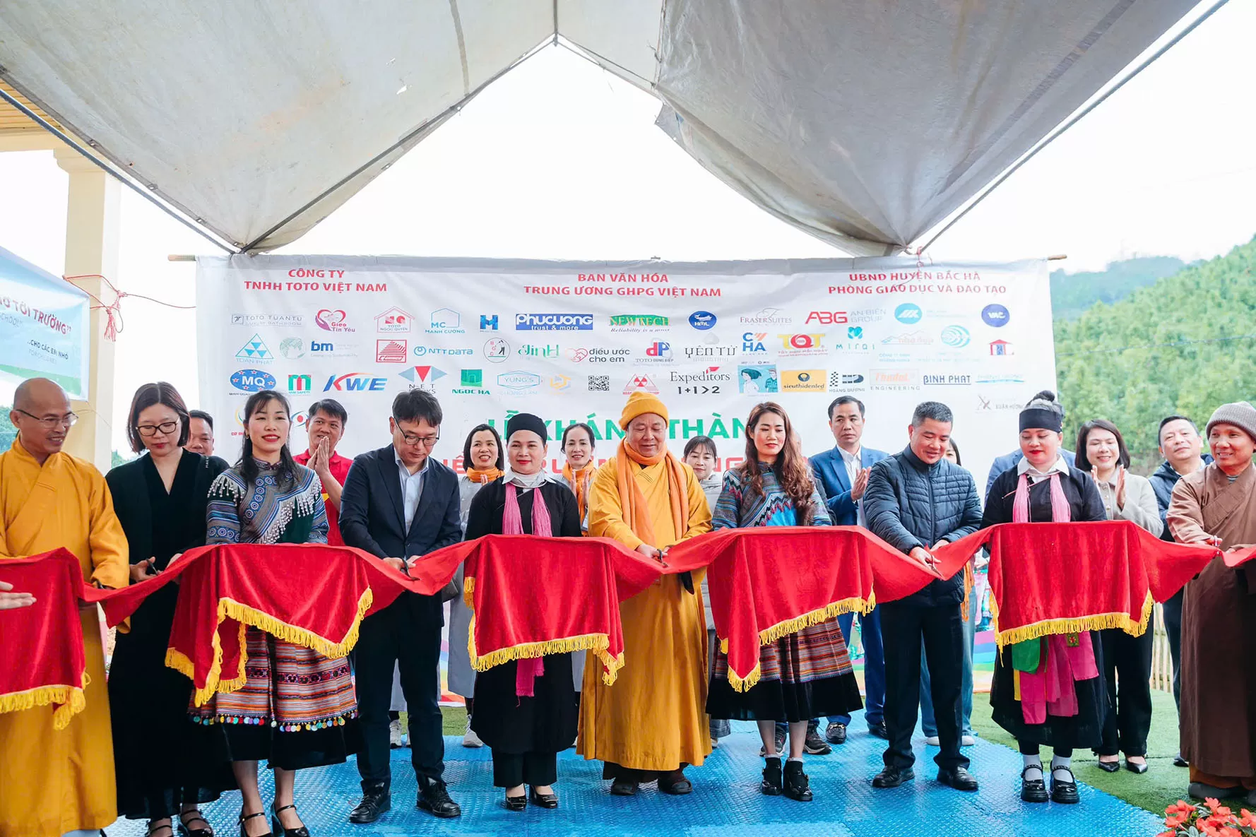 Khánh thành điểm trường Mèng Đeng ở Cốc Lầu (huyện Bắc Hà - tỉnh Lào Cai)