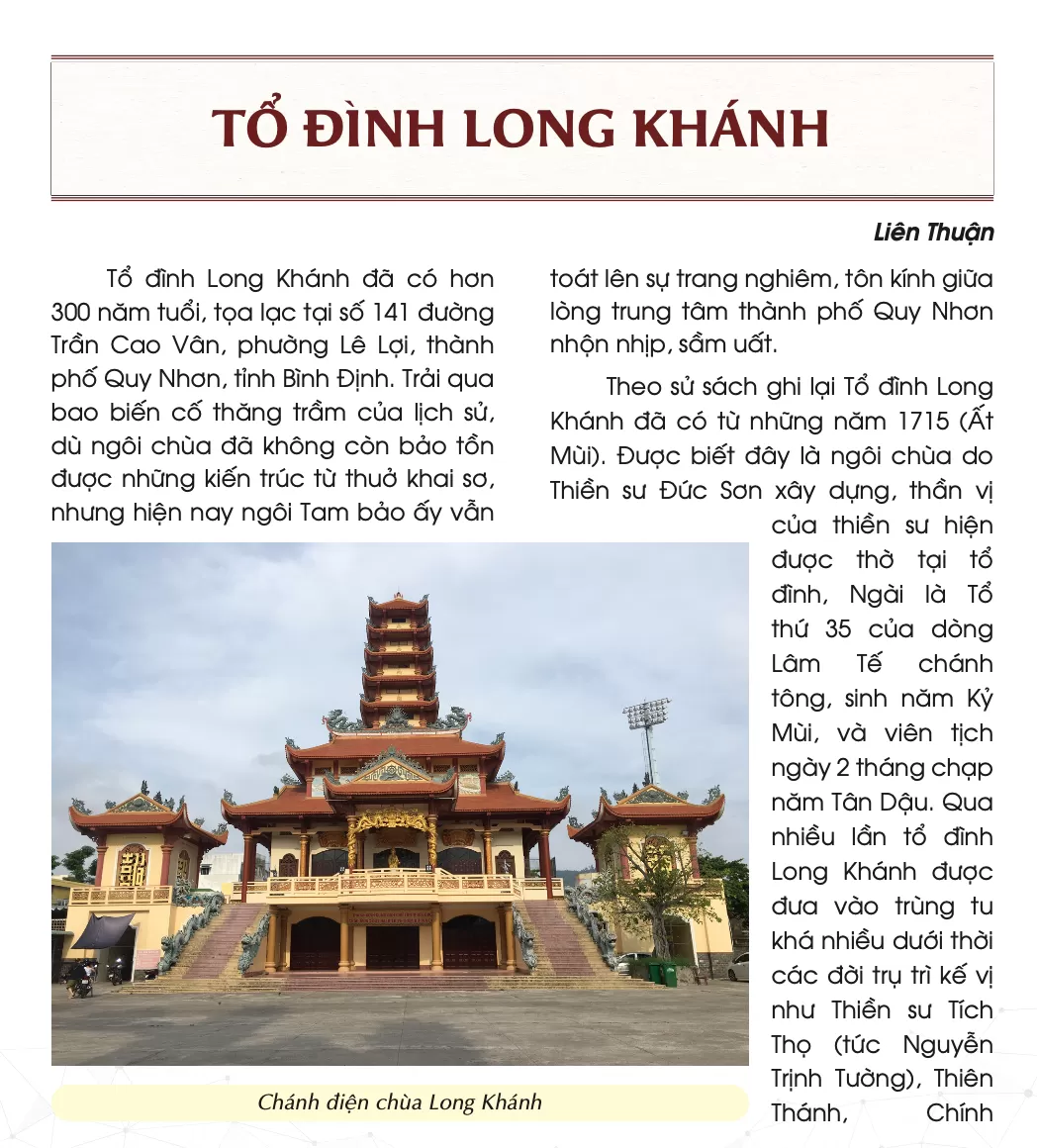 Tổ đình Long Khánh - Bình Định