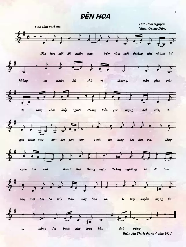 Nhạc: Đèn hoa